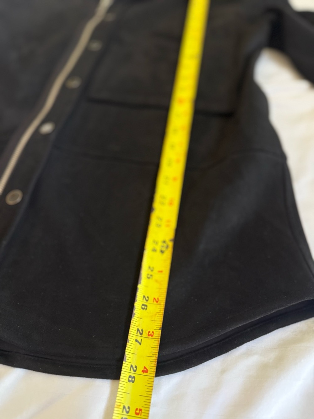 Karl Lagerfeld Black Faux Suede Snap-Front & Zipper Shirt/Light Jacket Men's M - Picture 7 of 11